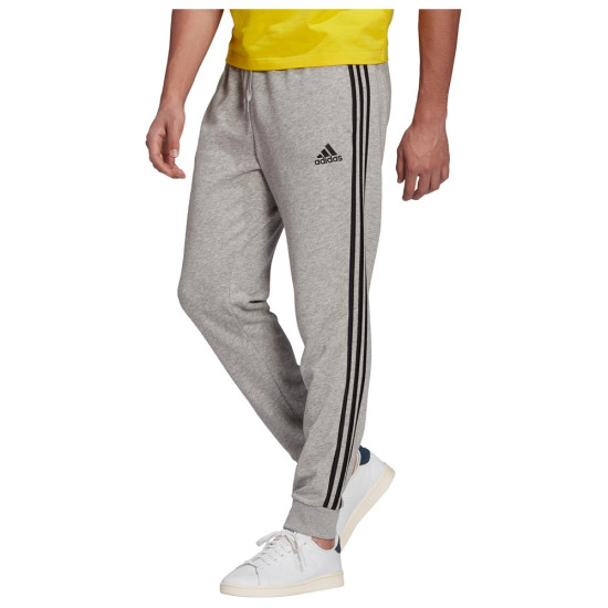Adidas Ανδρικό παντελόνι φόρμας Essentials French Terry Tapered-Cuff 3-Stripes Pants